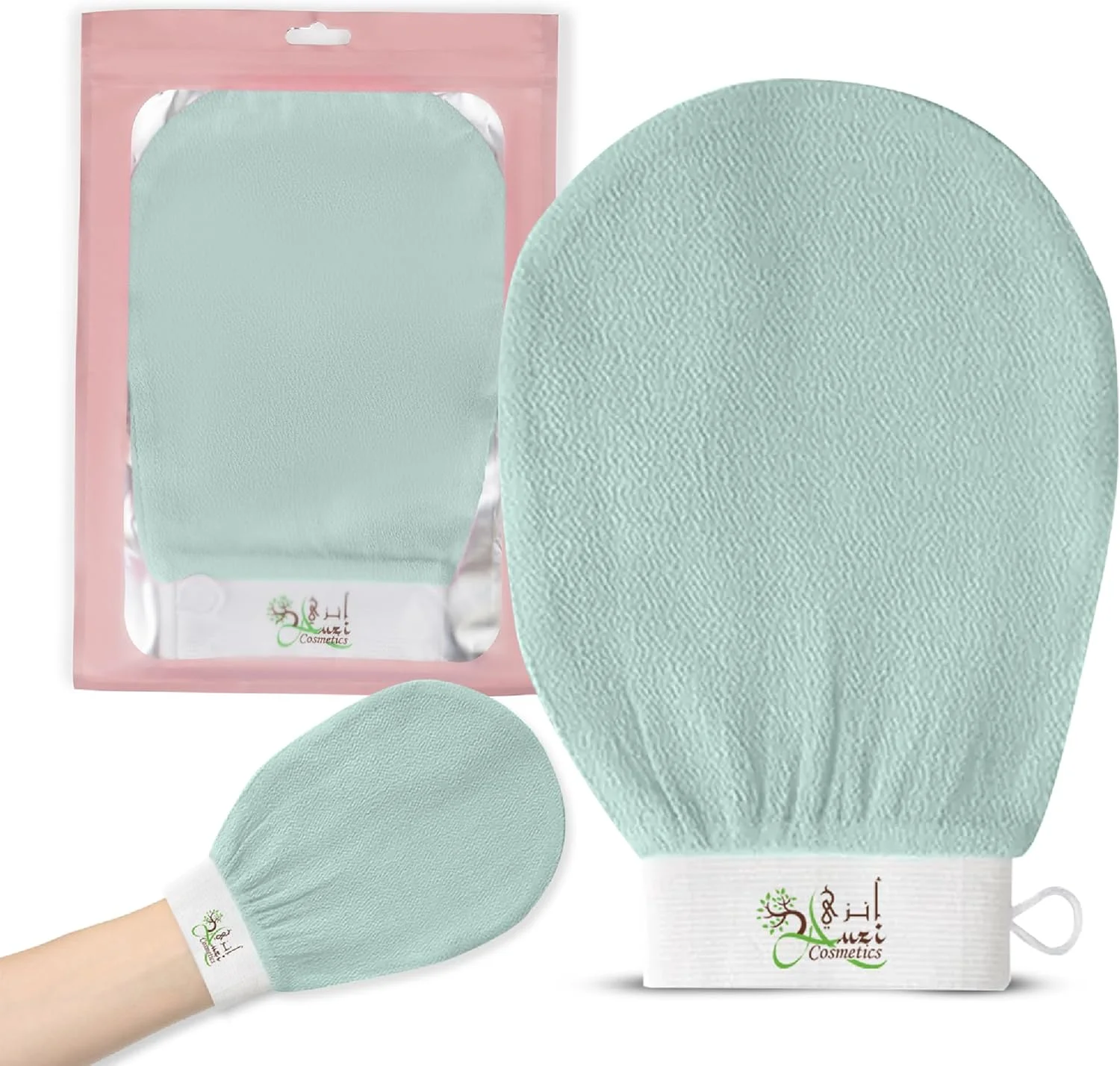 دستکش لایه بردار مراکشی اصل، دستکش اسکراب بدن، از بین برنده پوست مرده و کاهش دهنده برجستگی های پوست، پوست را صاف، درخشان و خوشایند می کند. مناسب برای انواع پوست. (سبز) دستکش لایه بردار مراکشی اصل، دستکش اسکراب بدن، از بین برنده پوست مرده و کاهش دهنده برجستگی های پوست، پوست را صاف، درخشان و خوشایند می کند. مناسب برای انواع پوست. (سبز)