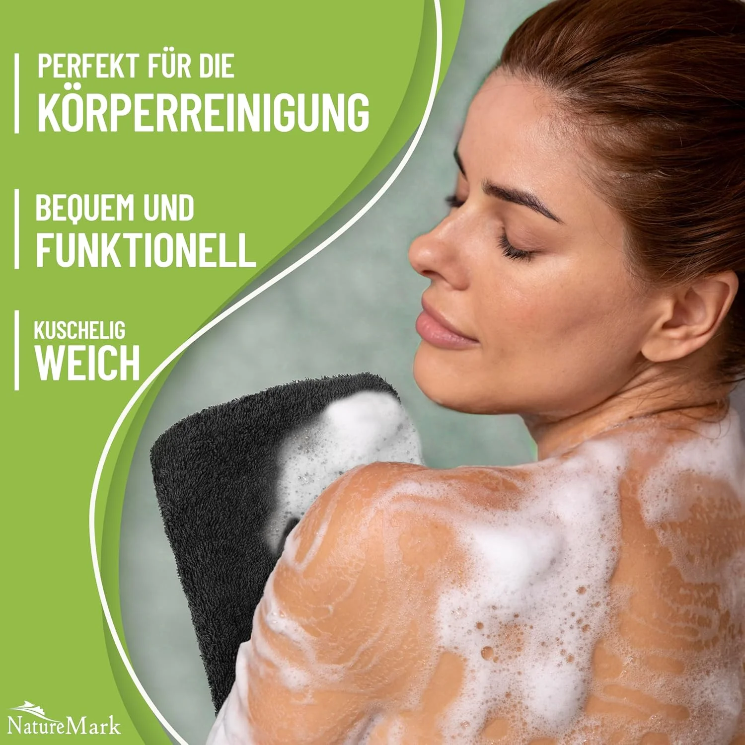 دستکش حمام NatureMark، مشکی، بسته 10 عددی - 15 x 21 سانتی متر دستکش حمام NatureMark، مشکی، بسته 10 عددی - 15 x 21 سانتی متر