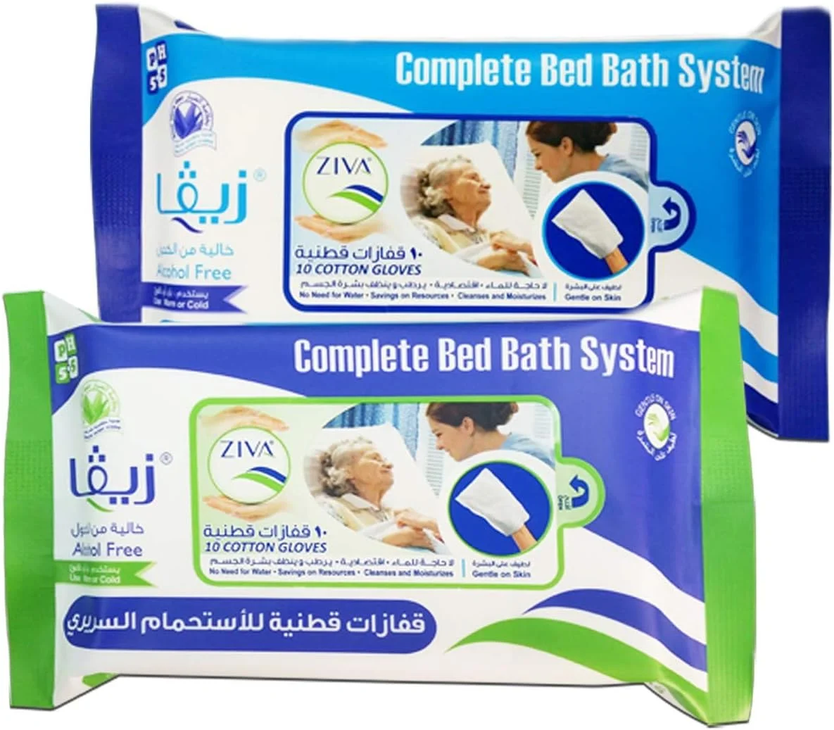 دستکش های سیستم حمام کامل تخت زیوا 10 عددی دستکش های سیستم حمام کامل تخت زیوا 10 عددی