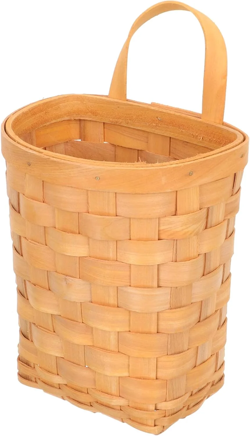 سبد آویز دیواری بافته شده از جنس چوب خیزران FAZIRAN MNDEAN، مناسب برای نگهداری سیب زمینی، سیر، پیاز، میوه و سبزیجات در آشپزخانه، سبد چند منظوره برای نگهداری وسایل سبد آویز دیواری بافته شده از جنس چوب خیزران FAZIRAN MNDEAN، مناسب برای نگهداری سیب زمینی، سیر، پیاز، میوه و سبزیجات در آشپزخانه، سبد چند منظوره برای نگهداری وسایل