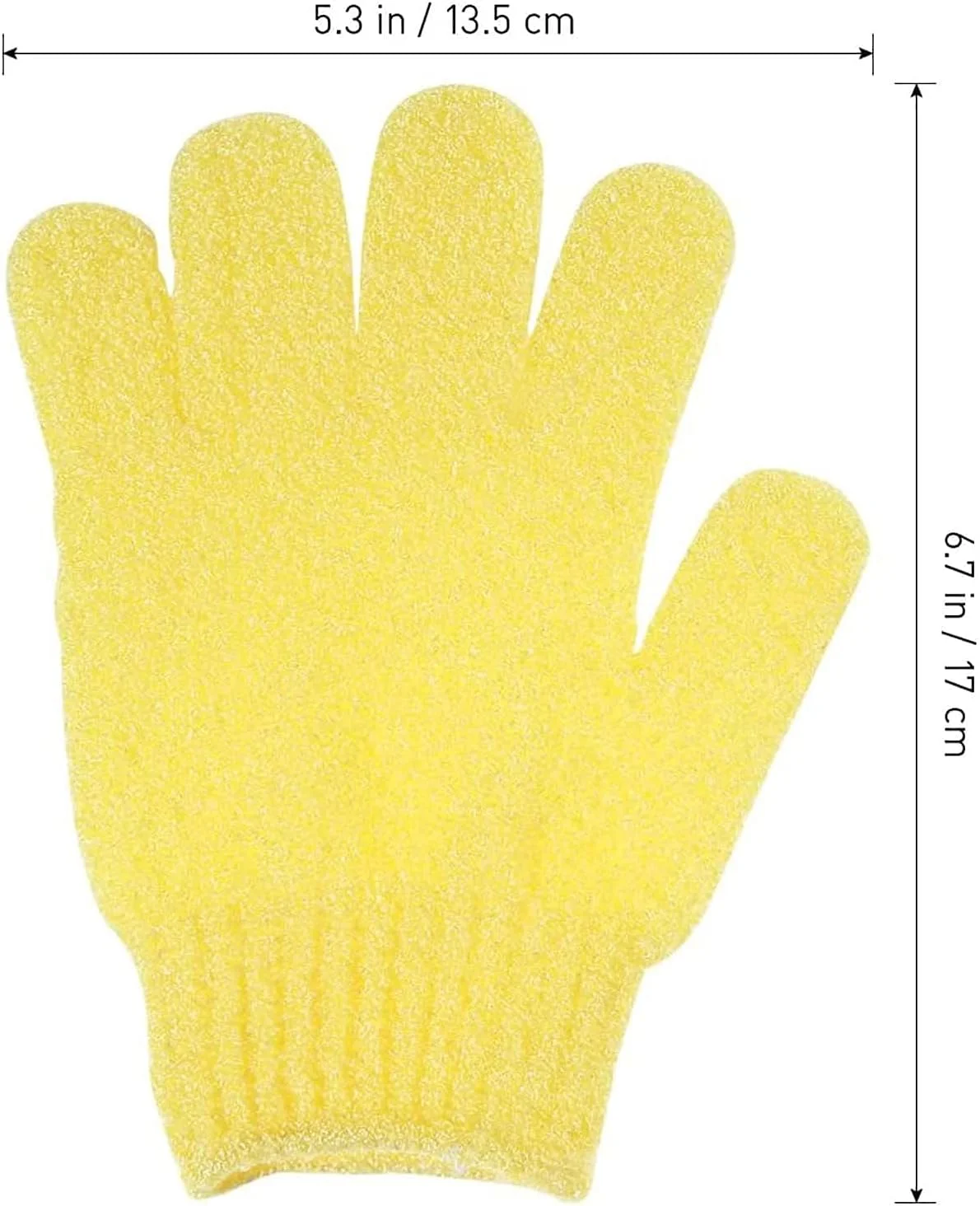 دستکش لایه بردار اکسفوره برای اسکراب بدن، 4 جفت دستکش لایه بردار اکسفوره برای اسکراب بدن، 4 جفت