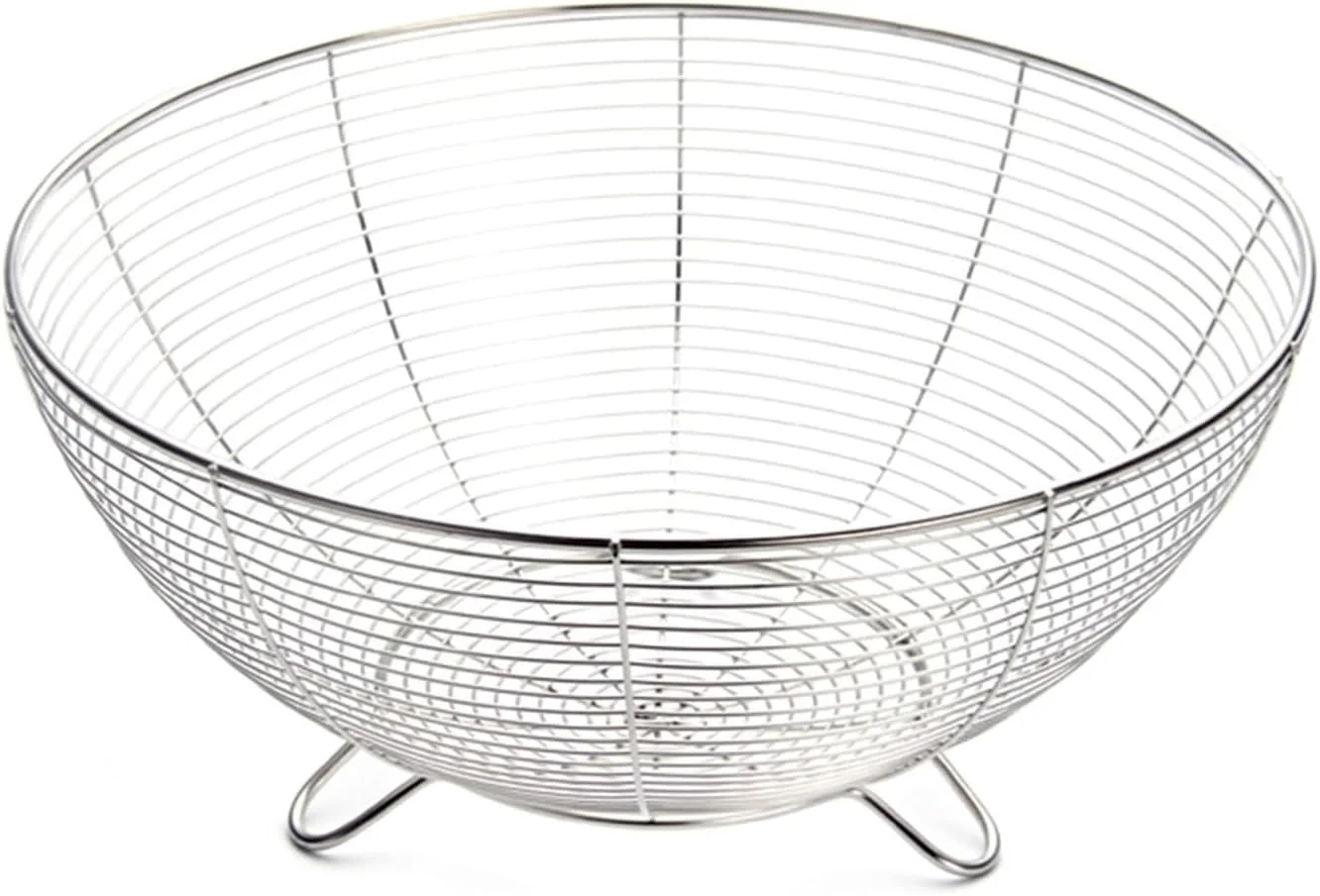 سبد میوه آبکش Hfghgfhk، سبد میوه تزئینی، نگهدارنده فلزی آشپزخانه برای نگهداری رومیزی