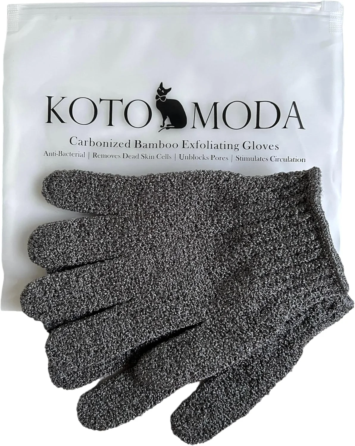 دستکش حمام بامبو کربنیزه شده Kotomoda Sphynx برای گربه های بدون مو، لایه بردار و اسکراب بدن (یک جفت) دستکش حمام بامبو کربنیزه شده Kotomoda Sphynx برای گربه های بدون مو، لایه بردار و اسکراب بدن (یک جفت)