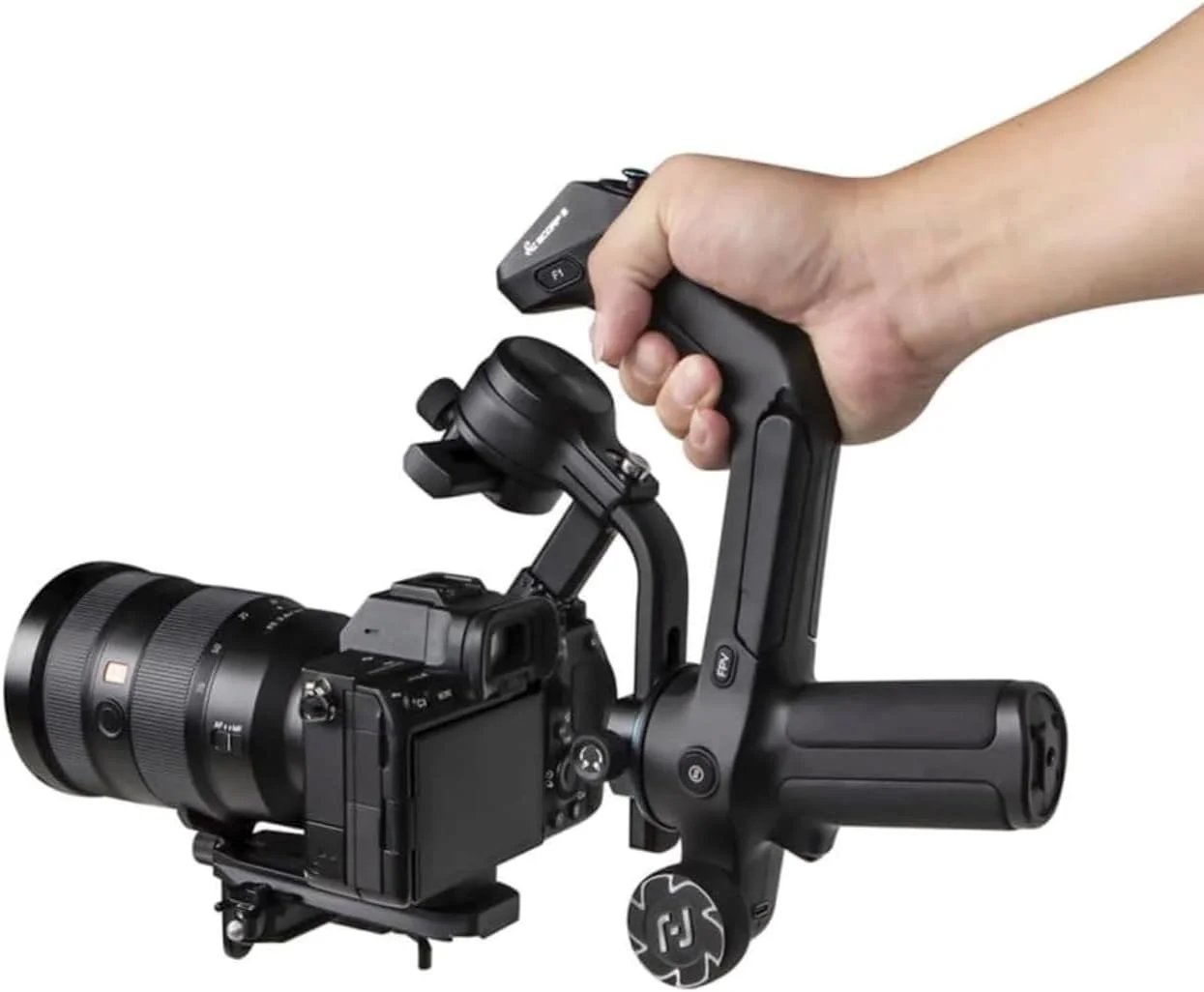 لرزشگیر گیمبال FeiyuTech SCORP 2 برای دوربین های DSLR و بدون آینه، دارای حسگر ردیابی هوشمند یکپارچه، لرزشگیر 3 محوره دوربین برای سونی کانن پاناسونیک نیکون، ظرفیت حمل 2.5 کیلوگرم، صفحه لمسی، فیلمبرداری عمودی لرزشگیر گیمبال FeiyuTech SCORP 2 برای دوربین های DSLR و بدون آینه، دارای حسگر ردیابی هوشمند یکپارچه، لرزشگیر 3 محوره دوربین برای سونی کانن پاناسونیک نیکون، ظرفیت حمل 2.5 کیلوگرم، صفحه لمسی، فیلمبرداری عمودی