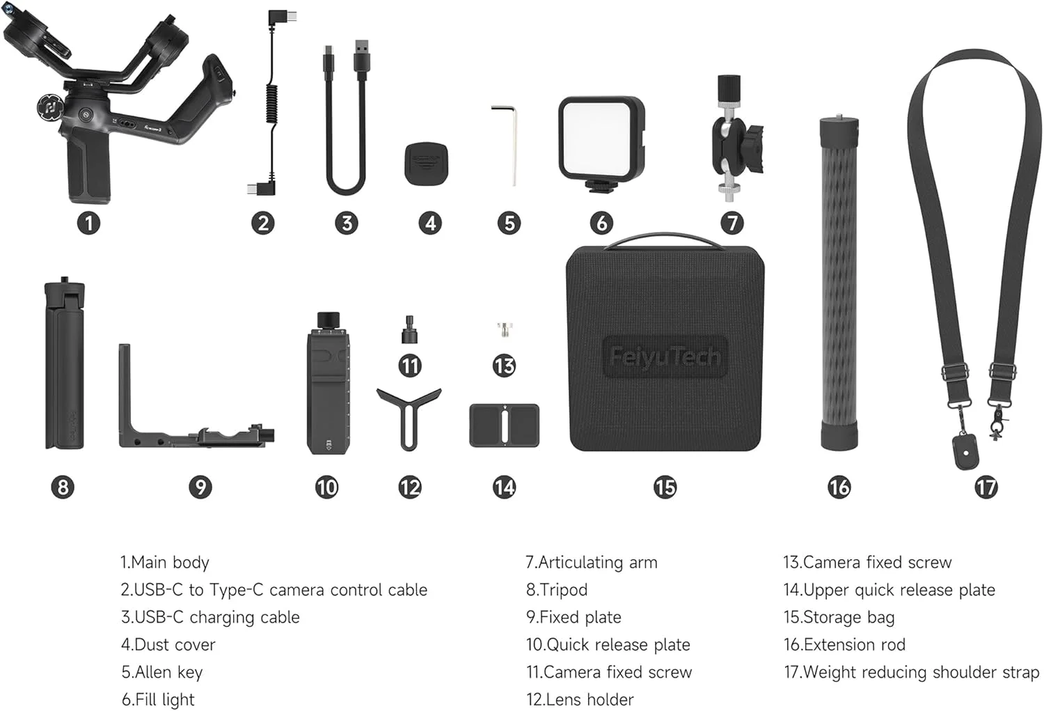 لرزشگیر گیمبال دوربین های DSLR و بدون آینه FeiyuTech SCORP 3 KIT، دارای هوش مصنوعی داخلی، گیمبال 3 محوره برای سونی/کانن/نیکون/فوجی فیلم، حداکثر وزن قابل تحمل 2.5 کیلوگرم، صفحه لمسی، فیلمبرداری عمودی با کیف لرزشگیر گیمبال دوربین های DSLR و بدون آینه FeiyuTech SCORP 3 KIT، دارای هوش مصنوعی داخلی، گیمبال 3 محوره برای سونی/کانن/نیکون/فوجی فیلم، حداکثر وزن قابل تحمل 2.5 کیلوگرم، صفحه لمسی، فیلمبرداری عمودی با کیف