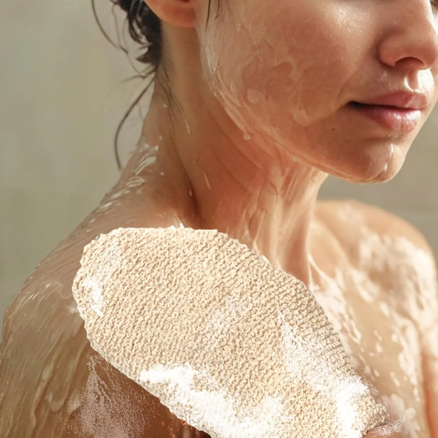 دستکش لایه بردار بامبو - اسکرابر فوق العاده نرم صورت و بدن برای آقایان و بانوان - پاکسازی عمیق، ماساژ ملایم، پد لایه بردار بدن برای انواع پوست دستکش لایه بردار بامبو - اسکرابر فوق العاده نرم صورت و بدن برای آقایان و بانوان - پاکسازی عمیق، ماساژ ملایم، پد لایه بردار بدن برای انواع پوست