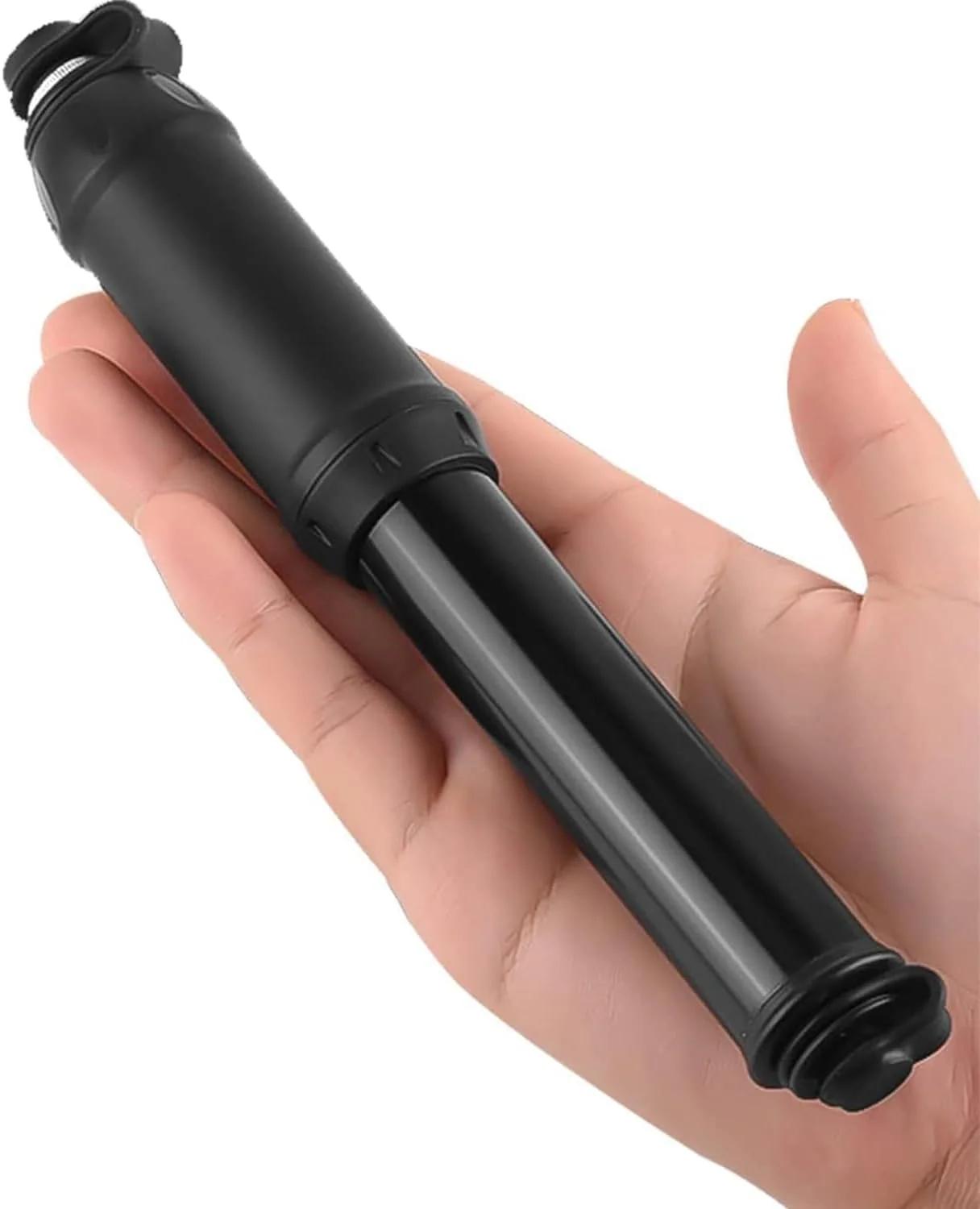 تلمبه دوچرخه با والف های پرستا و شرادر، تلمبه دوچرخه 100 PSI / 80 PSI برای تایر دوچرخه برقی، تلمبه کوچک دستی قابل حمل، تلمبه جهانی کوچک با فشار بالا به همراه سوزن توپ