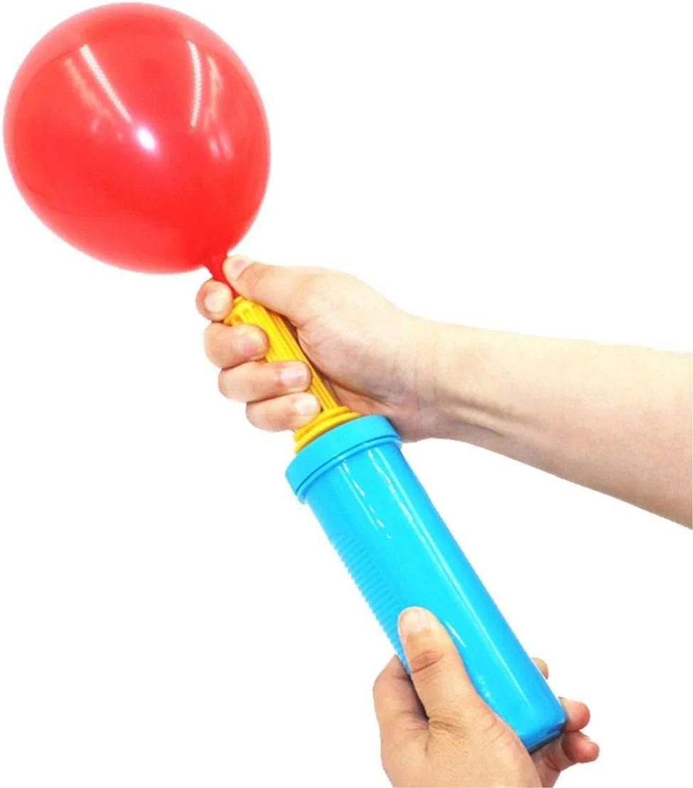 Lele Hand Pump - Double Action Air Pumps For Balloons, Exercise Balls, Yoga Balls, Pool Floats-Random Color