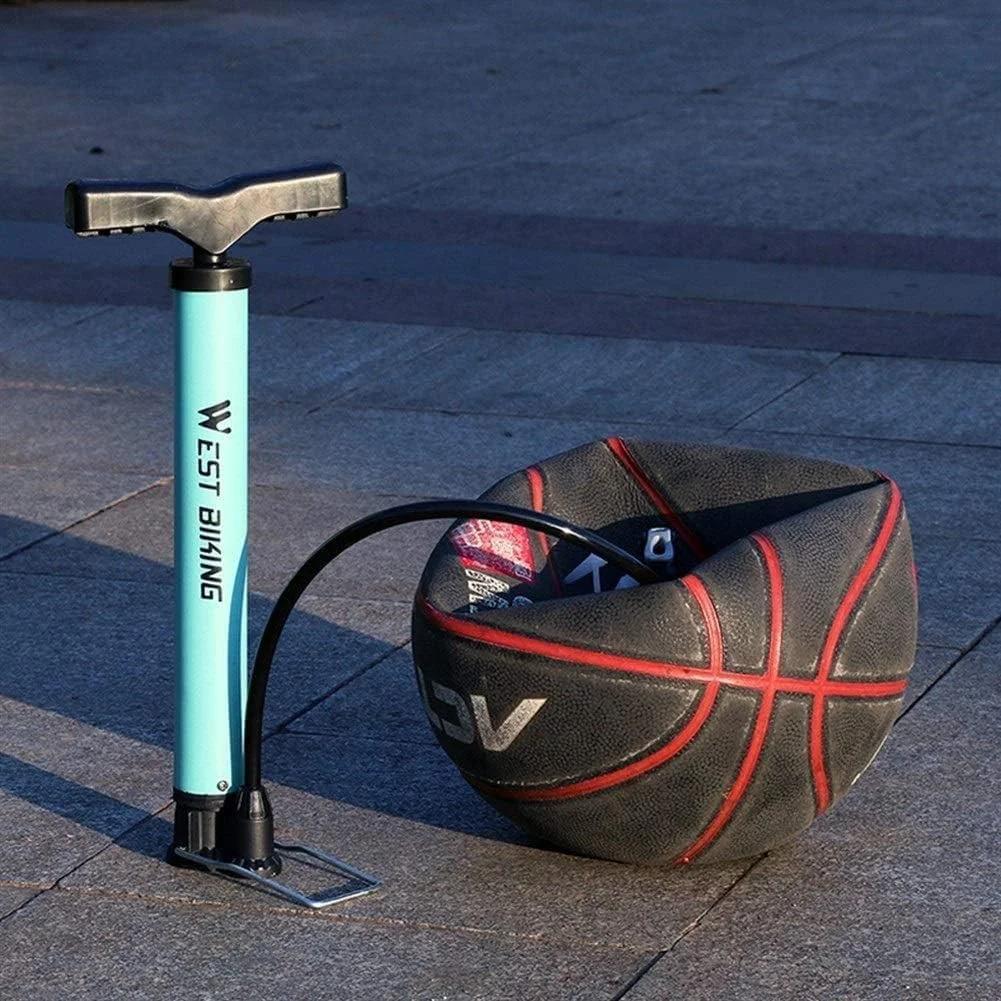 LEVGLAKE Bike Pump,Compatible with Presta and Schrader Valve Portable Bicycle Pump, Steel Floor Bicycle Air Pump,Compact Mini Bicycle Tire Pump