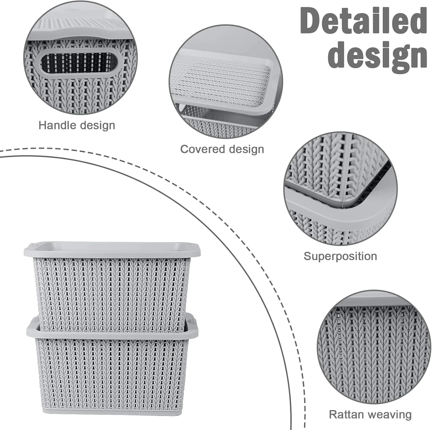 سبدهای ذخیره سازی پیاز و سیب زمینی، سطل های پلاستیکی قابل انباشت با درب، بدون BPA، سازمان دهنده های چند منظوره برای آشپزخانه، روی میز و سازماندهی سبدهای ذخیره سازی سبزیجات بیشتر