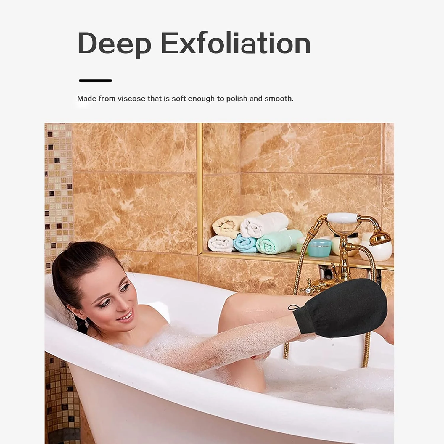 دستکش لایه بردار ناشریو (2 عدد) مناسب حمام، دستکش اسکراب الیاف ویسکوز ملایم برای آقایان و بانوان، رفع انسداد عمیق منافذ و دستکش لایه بردار ماساژ حمام دستکش لایه بردار ناشریو (2 عدد) مناسب حمام، دستکش اسکراب الیاف ویسکوز ملایم برای آقایان و بانوان، رفع انسداد عمیق منافذ و دستکش لایه بردار ماساژ حمام