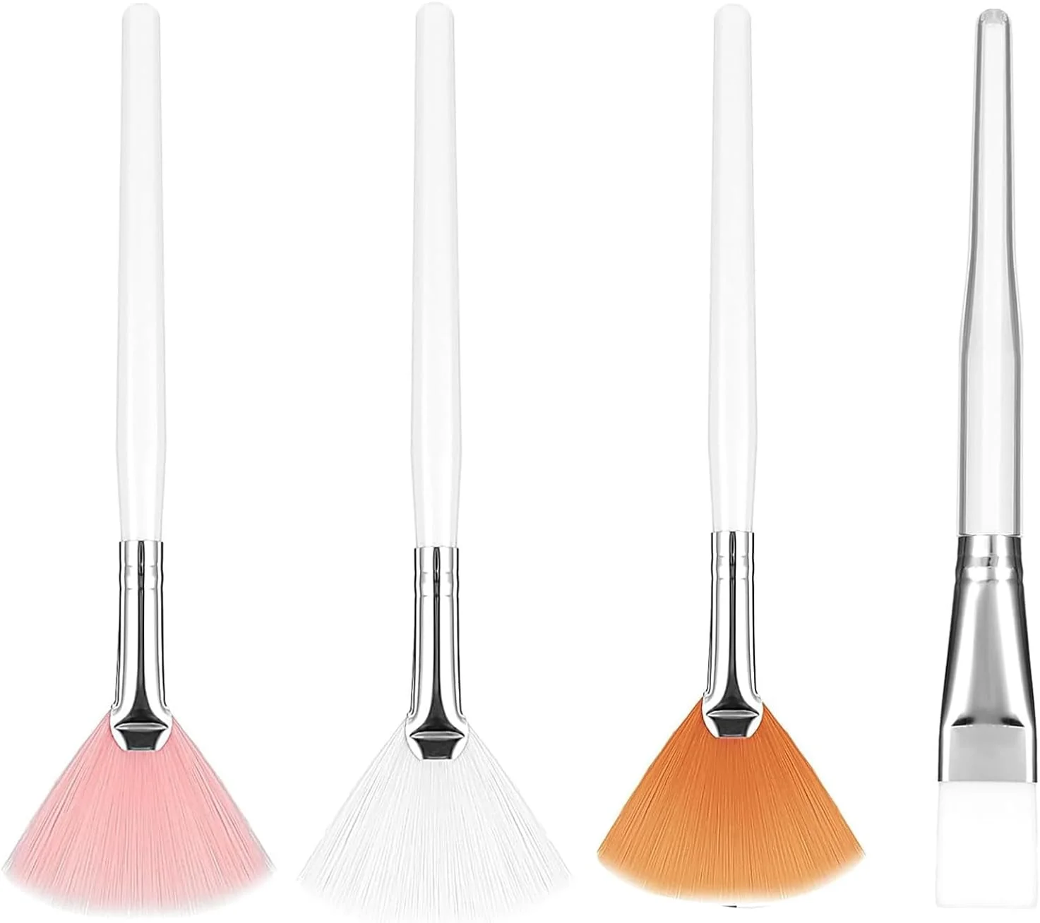 ست 4 عددی براش ماسک صورت، براش اپلیکاتور ماسک صورت، براش نرم صورت برای سرم، استفاده از ماسک صورت و ماسک چشم (صورتی، زرد، سفید) ست 4 عددی براش ماسک صورت، براش اپلیکاتور ماسک صورت، براش نرم صورت برای سرم، استفاده از ماسک صورت و ماسک چشم (صورتی، زرد، سفید)