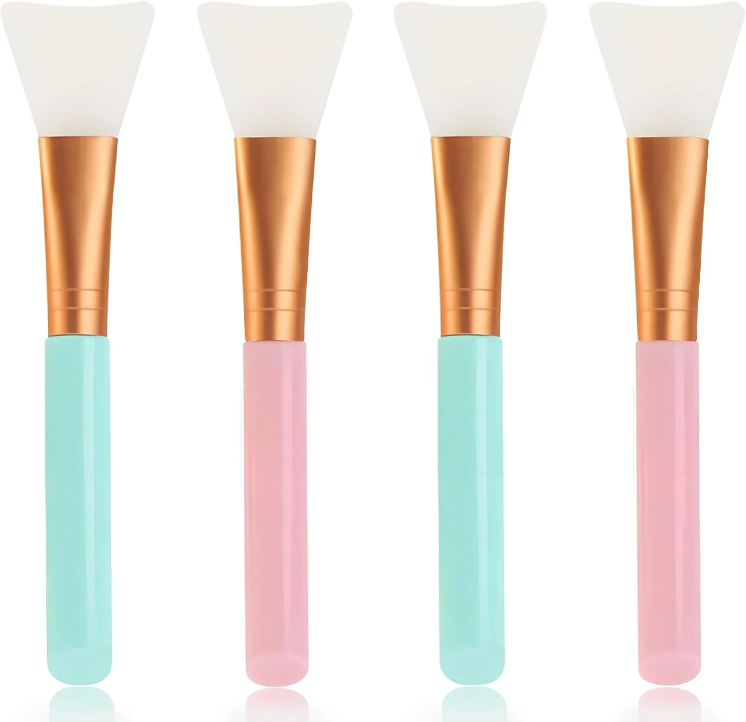 ست ۴ عددی براش ماسک صورت سیلیکونی نرم - ایده آل برای ماسک های گِلی، مراقبت از پوست، لوسیون بدن و کره بدن ست ۴ عددی براش ماسک صورت سیلیکونی نرم - ایده آل برای ماسک های گِلی، مراقبت از پوست، لوسیون بدن و کره بدن