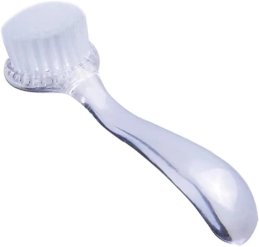 ست 5 عددی برس صورت با موهای نرم، برس های پاک کننده صورت، اسکرابرهای صورت، برس های پاک کننده لایه بردار برای مراقبت از پوست و پاک کردن آرایش (شفاف)