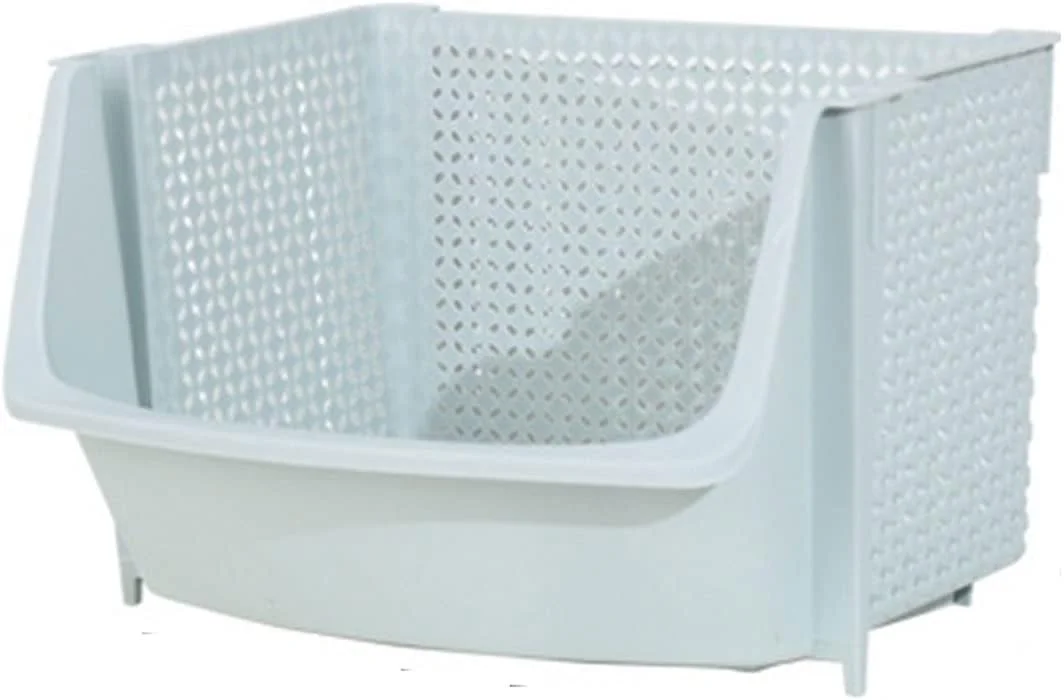 سبد میوه آبکش دار Hfghgfhk، سبد ذخیره سازی آشپزخانه، سبد میوه، سبد سبزیجات، سبد لباس های شسته شده، سبد غذای قابل انباشت، سازمان دهنده آشپزخانه (Hortel)