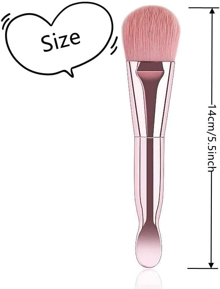 ست 3 عددی برس ماسک صورت با موهای نرم، برس اپلیکاتور ماسک گلی صورت، ابزار آرایشی با طراحی دو سر، کاردک های سیلیکونی لوازم آرایشی، برس ماسک موی نرم، سرم، اپلیکاتور گلی