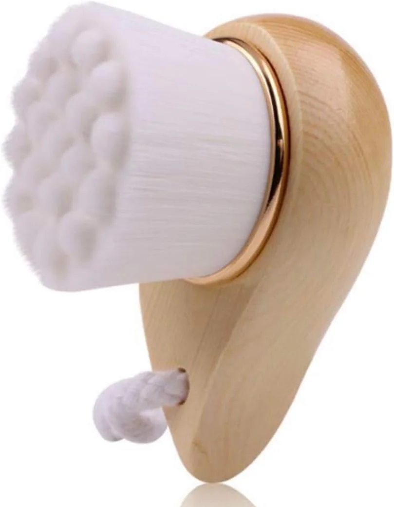 BeNat. برس پاک کننده صورت با دسته چوبی بامبو. برس صورت با الیاف فوق العاده نرم. سفید. BeNat. برس پاک کننده صورت با دسته چوبی بامبو. برس صورت با الیاف فوق العاده نرم. سفید.