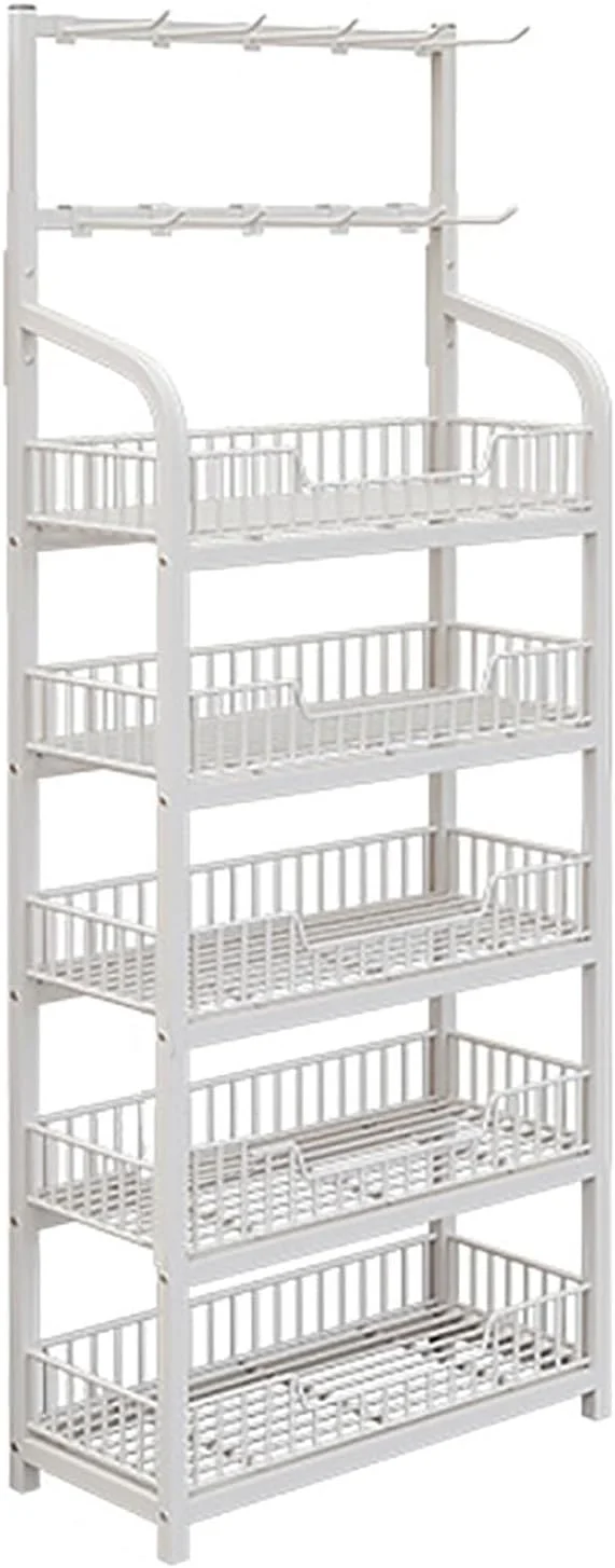 قفسه نمایش آبنبات 4/5 طبقه، سازمان دهنده بزرگ تنقلات برای روی میز، قفسه سوپرمارکت با 10 قلاب، قابل استفاده برای قرار دادن اسباب بازی/پیاز/سیب زمینی/چیپس، استند نمایش طبقه ای برای مهمانی/تجاری (رنگ: سفید، سایز: 5 قفسه نمایش آبنبات 4/5 طبقه، سازمان دهنده بزرگ تنقلات برای روی میز، قفسه سوپرمارکت با 10 قلاب، قابل استفاده برای قرار دادن اسباب بازی/پیاز/سیب زمینی/چیپس، استند نمایش طبقه ای برای مهمانی/تجاری (رنگ: سفید، سایز: 5