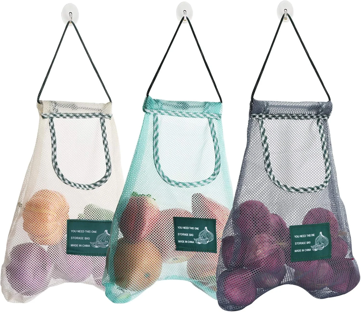 N - A ست 3 عددی کیسه توری قابل استفاده مجدد، کیسه های قابل حمل برای محصولات، کیسه های نگهداری آویز قابل شستشو، کیف دستی خرید سازمان دهنده برای میوه، سیر، پیاز، سیب زمینی (متوسط) N - A ست 3 عددی کیسه توری قابل استفاده مجدد، کیسه های قابل حمل برای محصولات، کیسه های نگهداری آویز قابل شستشو، کیف دستی خرید سازمان دهنده برای میوه، سیر، پیاز، سیب زمینی (متوسط)