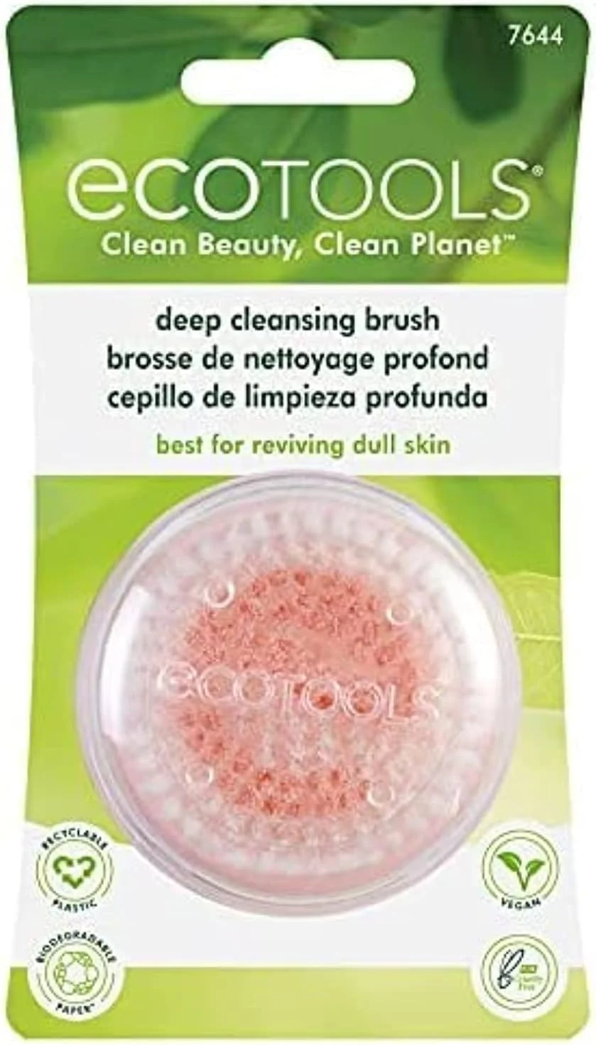 Eco Tools Deep Cleansing Facial Brush, Pink Eco Tools Deep Cleansing Facial Brush, Pink