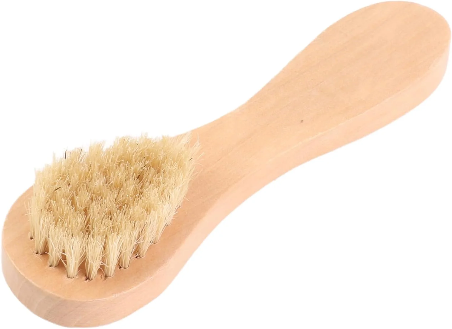 برس پاک کننده صورت لایه بردار چوبی، ابزار مراقبت از پوست، برس ماساژ اسکراب با موهای نرم برای مراقبت از ابرو، گردن و بدن (180 حرف)