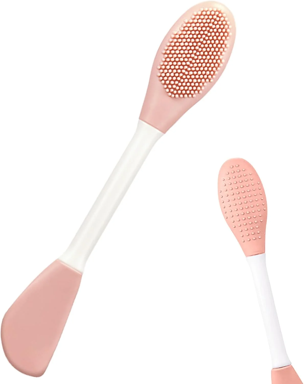 براش های صورت برای پاکسازی - براش شستشوی دو سر خاک رس صورت | ابزار اسکراب دسته ارگونومیک، اپلیکاتور صورت محصولات مراقبت از پوست برای سفر، دوش، شستشو و پاک کردن آرایش براش های صورت برای پاکسازی - براش شستشوی دو سر خاک رس صورت | ابزار اسکراب دسته ارگونومیک، اپلیکاتور صورت محصولات مراقبت از پوست برای سفر، دوش، شستشو و پاک کردن آرایش