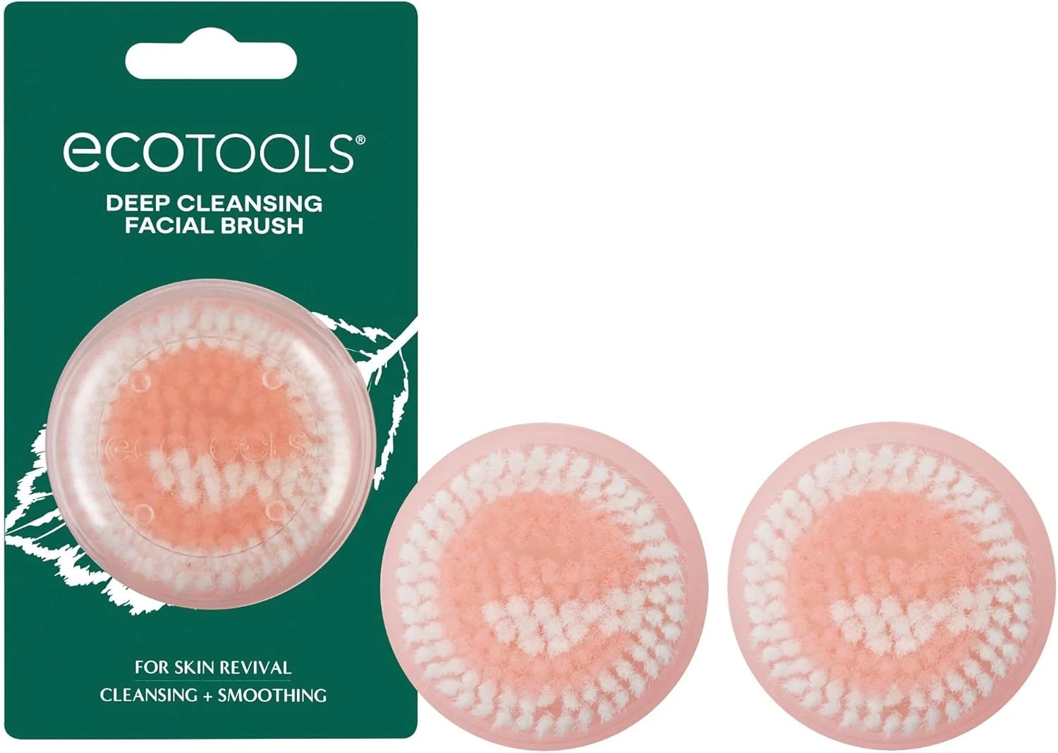 برس پاک کننده کوچک صورت EcoTools، غنی شده با مرکبات، بهترین همراه با پاک کننده ها و اسکراب های صورت، کاهش دهنده قرمزی و روشن کننده پوست، بسته 2 عددی برس پاک کننده کوچک صورت EcoTools، غنی شده با مرکبات، بهترین همراه با پاک کننده ها و اسکراب های صورت، کاهش دهنده قرمزی و روشن کننده پوست، بسته 2 عددی