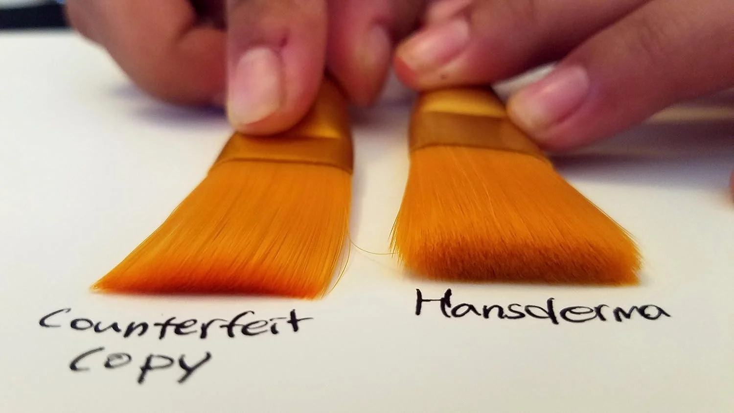 Hansderma Skinsoft Facial Mask Brush, Golden Brush