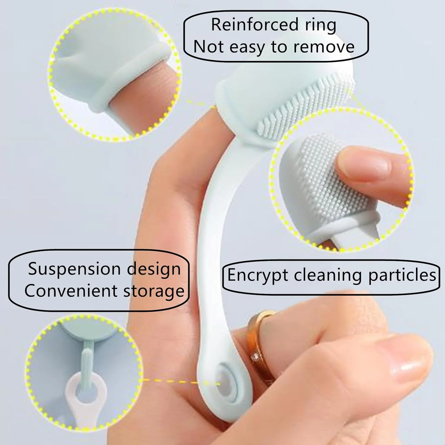 برس پاک کننده صورت، 2 عدد اسکرابر سیلیکونی صورت برای لایه برداری و ماساژ، حذف جوش های سرسیاه، پاک کننده آرایش و مراقبت از پوست، اپلیکاتور برای ماسک های گِلی، لوسیون بدن