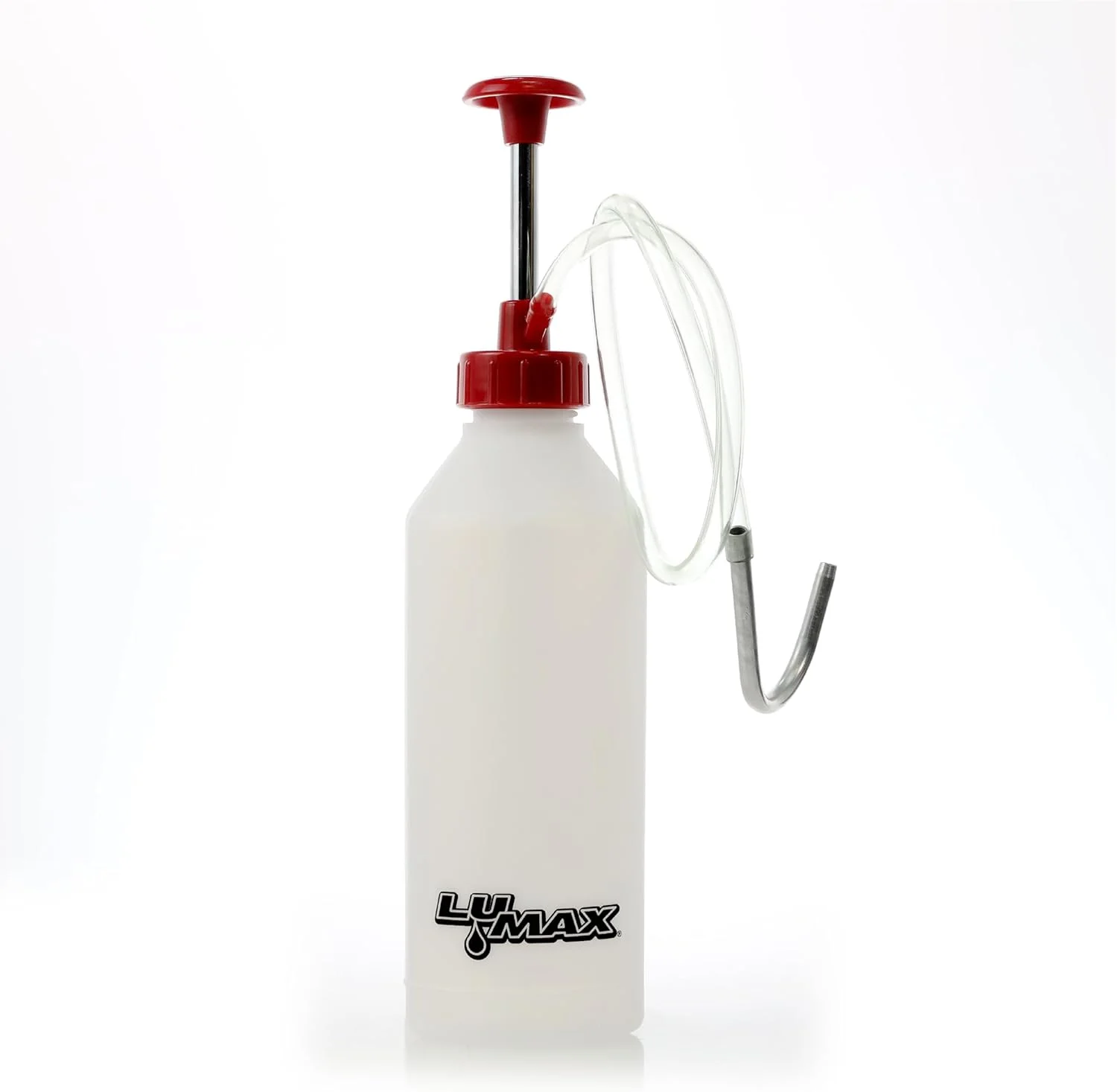 پمپ روغن چند منظوره LUMAX LX-1341 مناسب برای توزیع دقیق مایعات در مکان های صعب العبور در ابزارها، تجهیزات، ماشین آلات و وسایل نقلیه. بطری با ظرفیت 1 لیتر