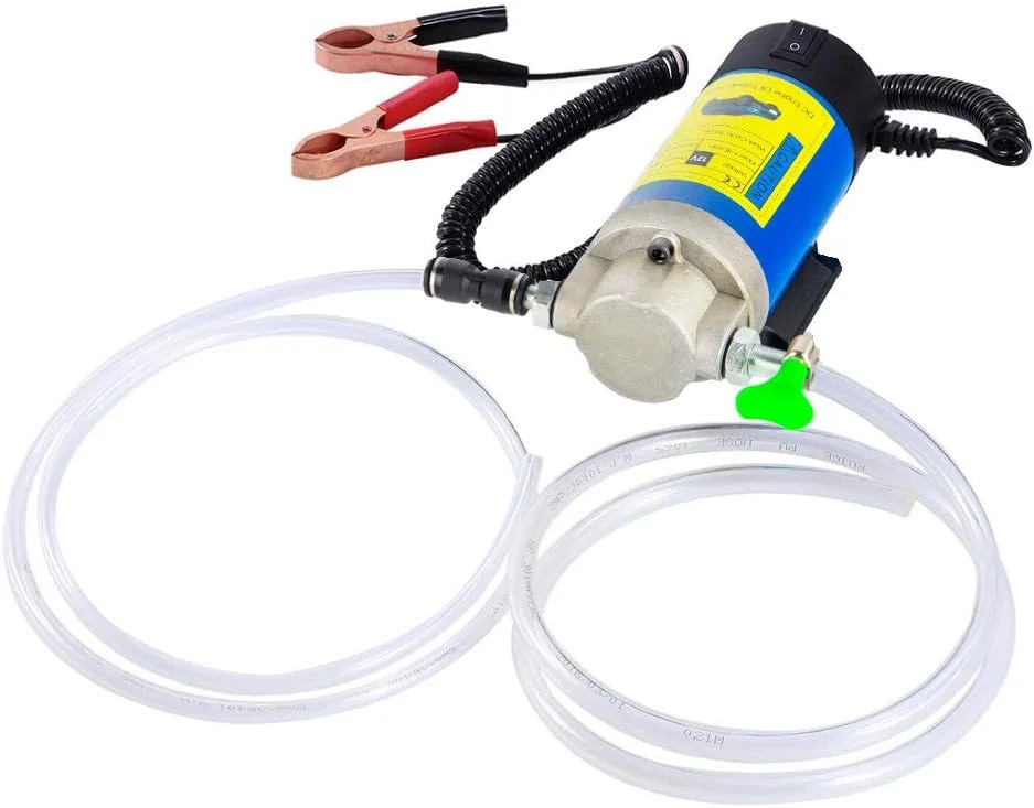 پمپ تخلیه روغن 12 ولت 100 وات LEMOTO، پمپ انتقال روغن، پمپ تخلیه مایعات، پمپ روغن کم صدا مجهز به 3 لوله