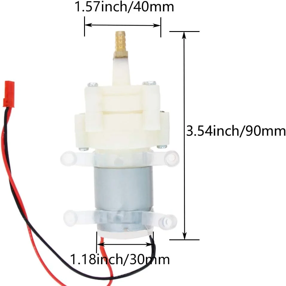 پمپ دیافراگمی خود مکش Fielect 5-12V موتور پمپ آب با جذب شوک پمپ دیافراگمی DC دهانه مسی 5 میلی متری R385 با سیم JST پمپ دیافراگمی خود مکش Fielect 5-12V موتور پمپ آب با جذب شوک پمپ دیافراگمی DC دهانه مسی 5 میلی متری R385 با سیم JST