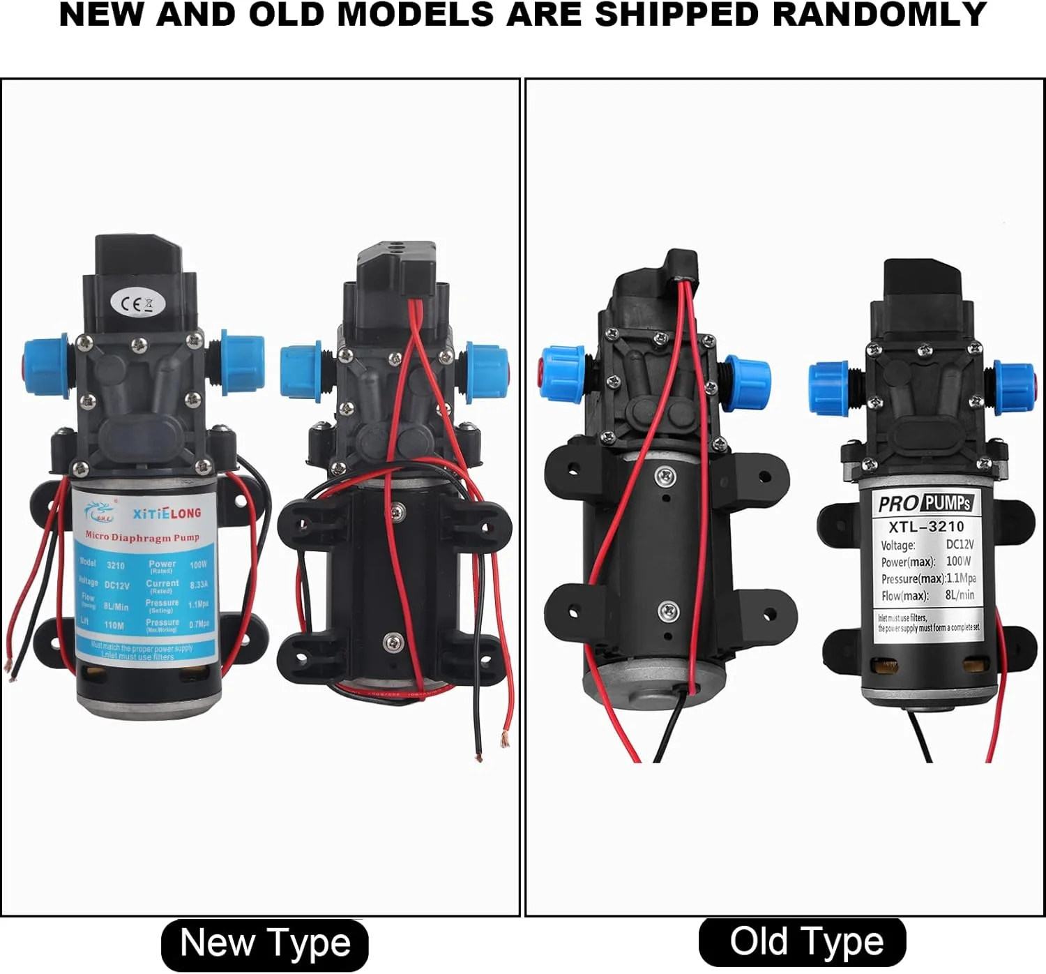 پمپ دیافراگمی 12 ولت DC هورایز با 2 بست شلنگ، پمپ سمپاش خود مکش 12 ولت با سوئیچ فشار، 8 لیتر در دقیقه، 1.2 GPM، 160 PSI قابل تنظیم برای RV، کمپر، قایق دریایی، چمن پمپ دیافراگمی 12 ولت DC هورایز با 2 بست شلنگ، پمپ سمپاش خود مکش 12 ولت با سوئیچ فشار، 8 لیتر در دقیقه، 1.2 GPM، 160 PSI قابل تنظیم برای RV، کمپر، قایق دریایی، چمن