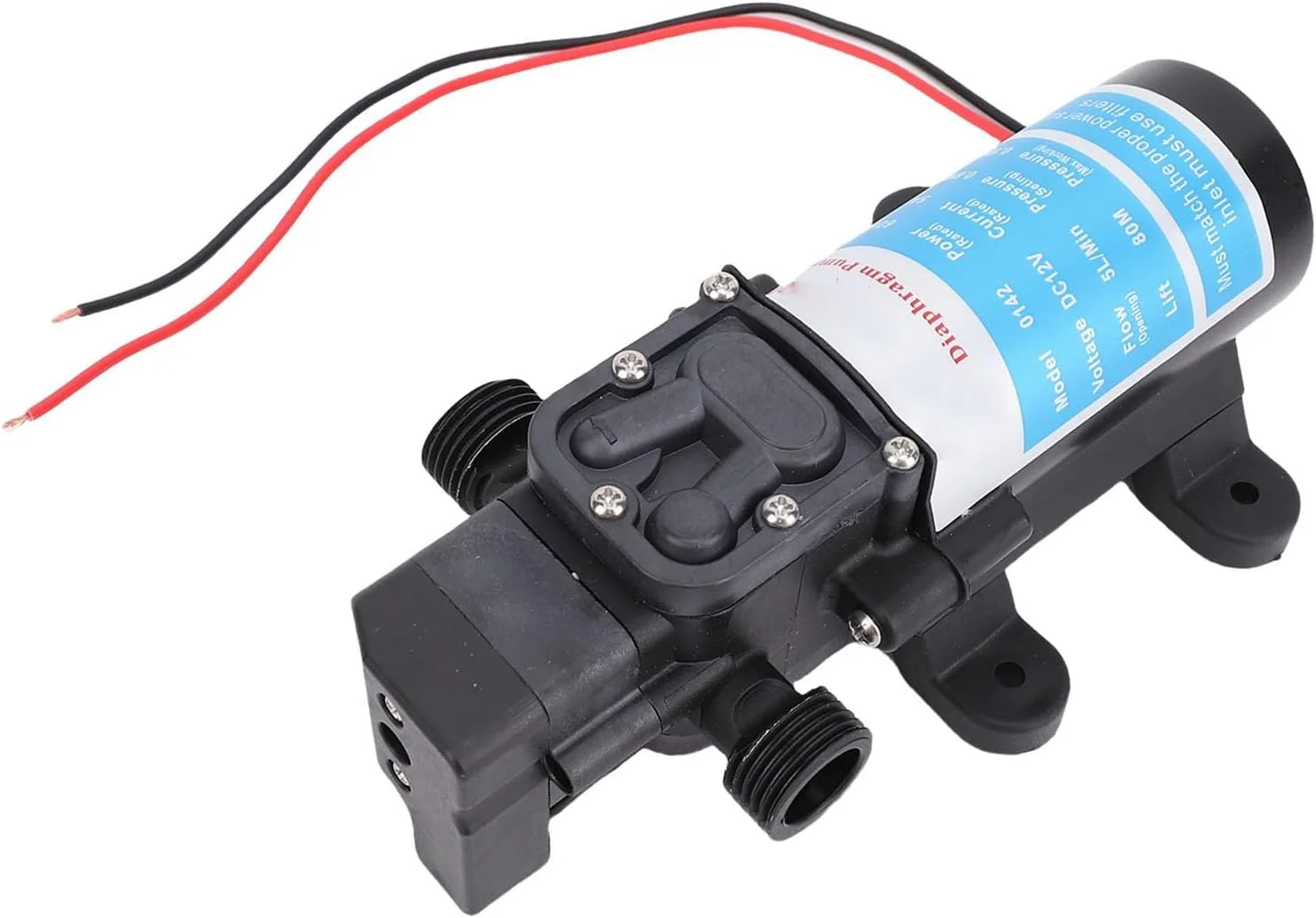 پمپ فشار آب خود مکش Jectse، پمپ دیافراگمی برقی قابل حمل برای تجهیزات فضای باز ورودی و خروجی G1/2