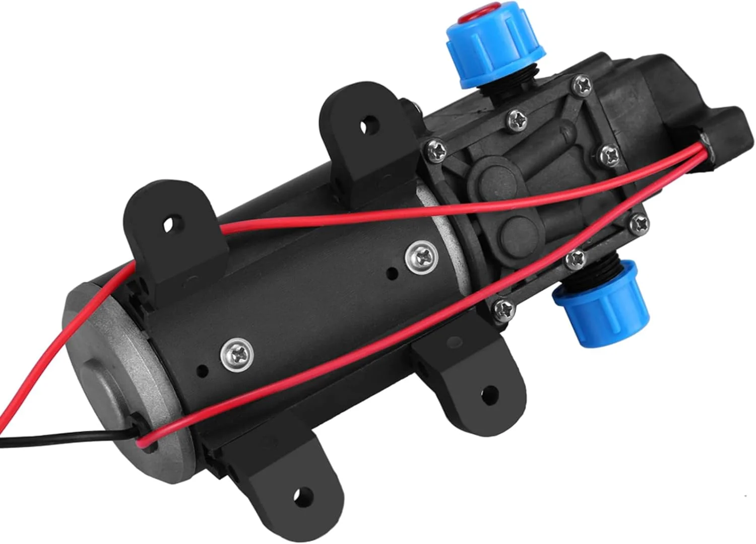 پمپ دیافراگمی 12 ولت DC هورایز با 2 بست شلنگ، پمپ سمپاش خود مکش 12 ولت با سوئیچ فشار، 8 لیتر در دقیقه، 1.2 GPM، 160 PSI قابل تنظیم برای RV، کمپر، قایق دریایی، چمن پمپ دیافراگمی 12 ولت DC هورایز با 2 بست شلنگ، پمپ سمپاش خود مکش 12 ولت با سوئیچ فشار، 8 لیتر در دقیقه، 1.2 GPM، 160 PSI قابل تنظیم برای RV، کمپر، قایق دریایی، چمن