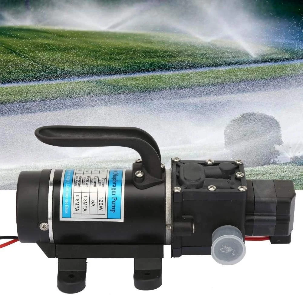 پمپ دیافراگمی برقی فشار قوی 120 وات برای واشر (با دستگاه محافظت در برابر جریان اضافه) (24 ولت)