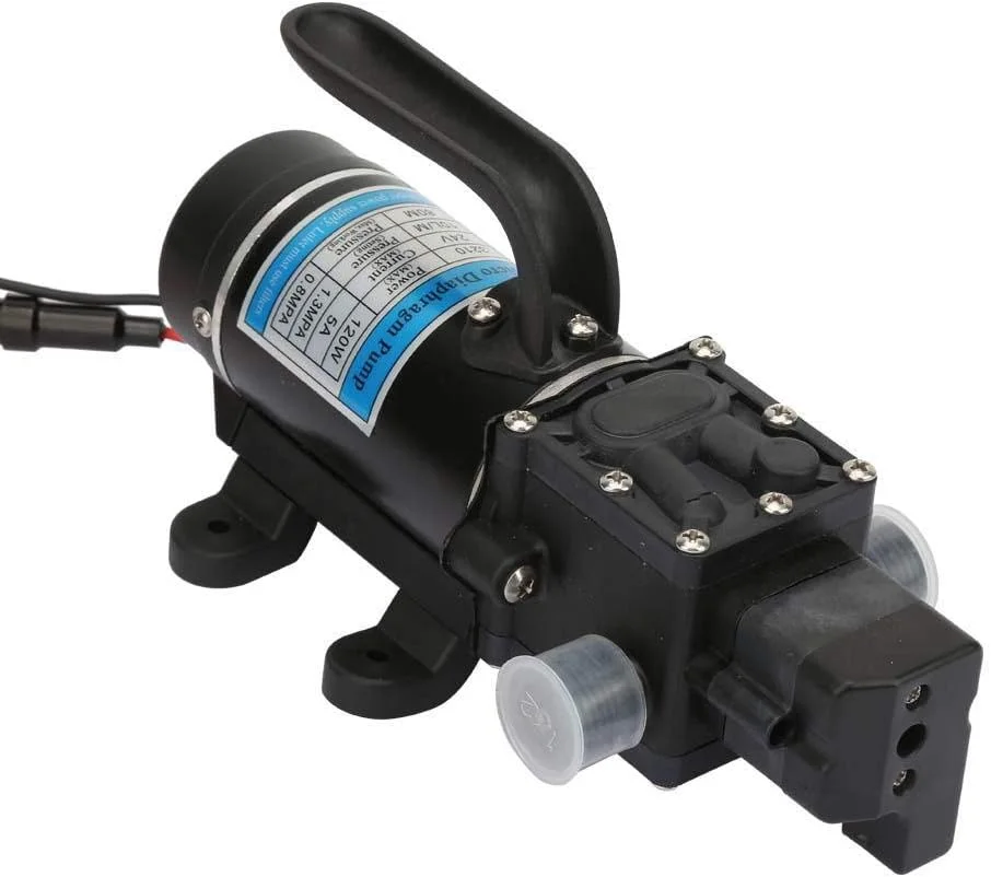 پمپ دیافراگمی برقی فشار قوی 120 وات برای واشر (با دستگاه محافظت در برابر جریان اضافه) (24 ولت)