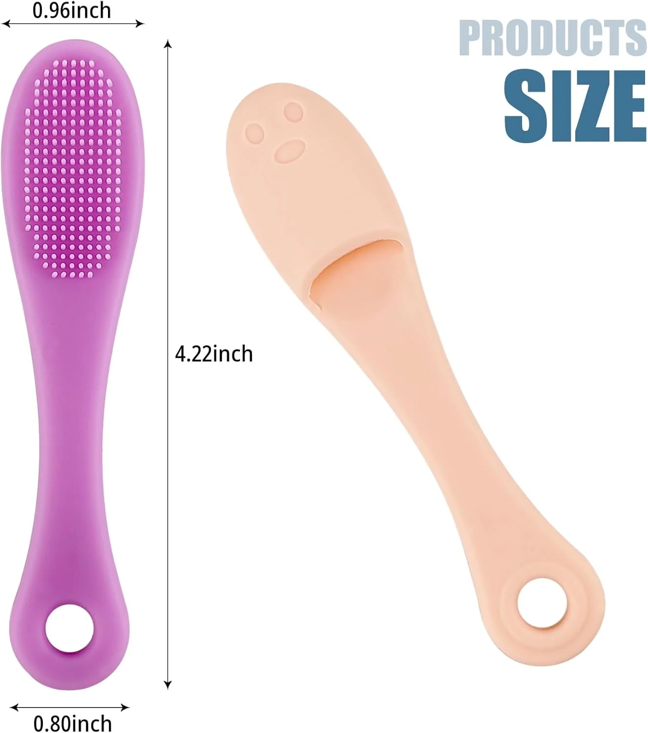 مجموعه 2 عددی پاک کننده صورت سیلیکونی Lelucermaire، از بین برنده جوش های سرسیاه بینی، اسکرابر صورت، برس منافذ بینی، ابزار اسکرابر انگشتی