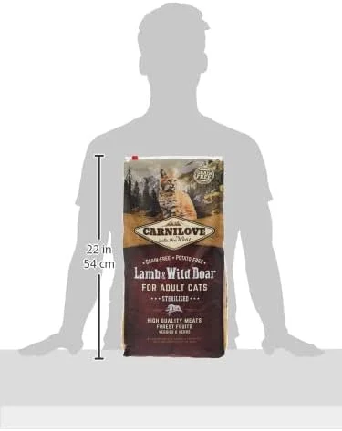 غذای خشک گربه کارنیلاو با طعم گوشت بره و گراز وحشی مناسب گربه بالغ 6 کیلوگرم غذای خشک گربه کارنیلاو با طعم گوشت بره و گراز وحشی مناسب گربه بالغ 6 کیلوگرم