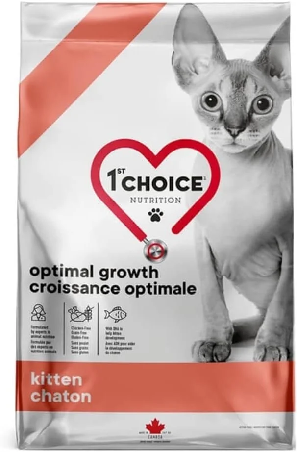 غذای خشک گربه فرست چویس مدل Optimal Growth با طعم ماهی 1.8 کیلوگرم غذای خشک گربه فرست چویس مدل Optimal Growth با طعم ماهی 1.8 کیلوگرم