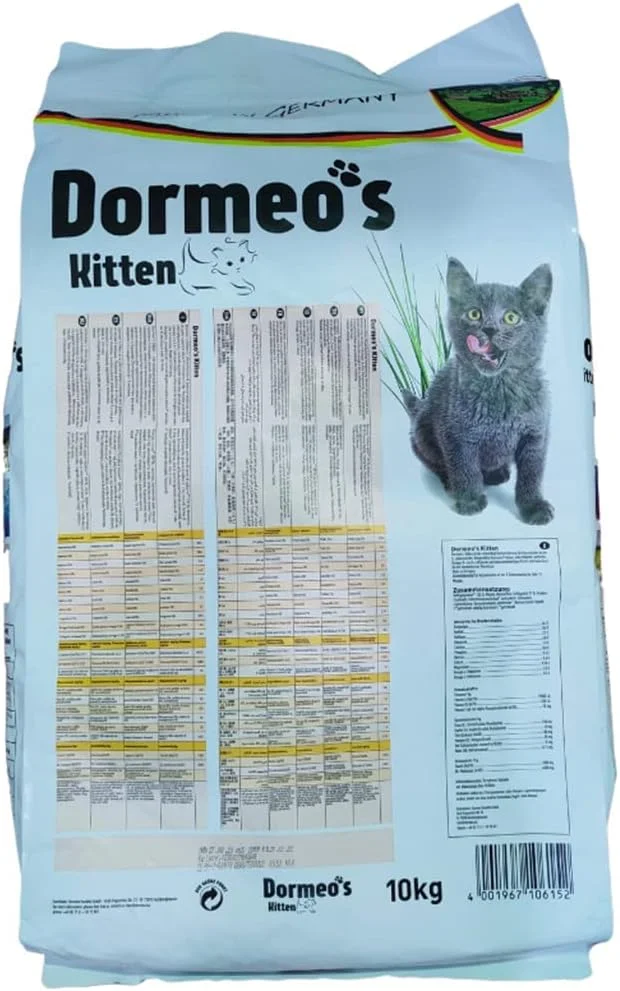 غذای خشک بچه گربه Dormeo's، 10 کیلوگرم غذای خشک بچه گربه Dormeo's، 10 کیلوگرم