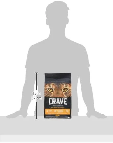 غذای خشک گربه بالغ بدون غلات با پروتئین بالا CRAVE، مرغوب، 1.8 کیلوگرم غذای خشک گربه بالغ بدون غلات با پروتئین بالا CRAVE، مرغوب، 1.8 کیلوگرم