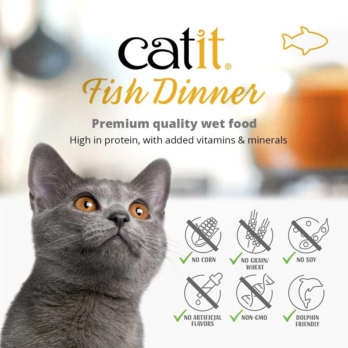 غذای گربه Catit، طعم خرچنگ و کدو تنبل، چند رنگ، 80 گرم، 44716INN غذای گربه Catit، طعم خرچنگ و کدو تنبل، چند رنگ، 80 گرم، 44716INN