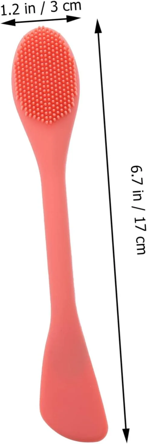 پتکاو 2 عدد برس پاک کننده صورت، اسکرابر لایه بردار دو سر برای پاکسازی ملایم و ماساژ، رنگ های مختلف