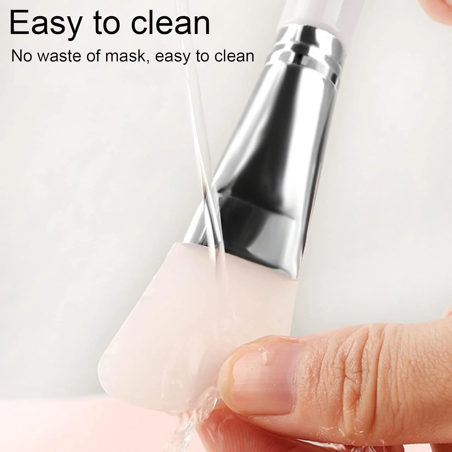 براش ماسک Olakin [بسته 2 عددی]، اپلیکاتور ماسک صورت، براش ماسک صورت سیلیکونی، برای ماسک صورت، ماسک چشم، سرم، ماسک پاک کننده یا مراقبت از پوست DIY