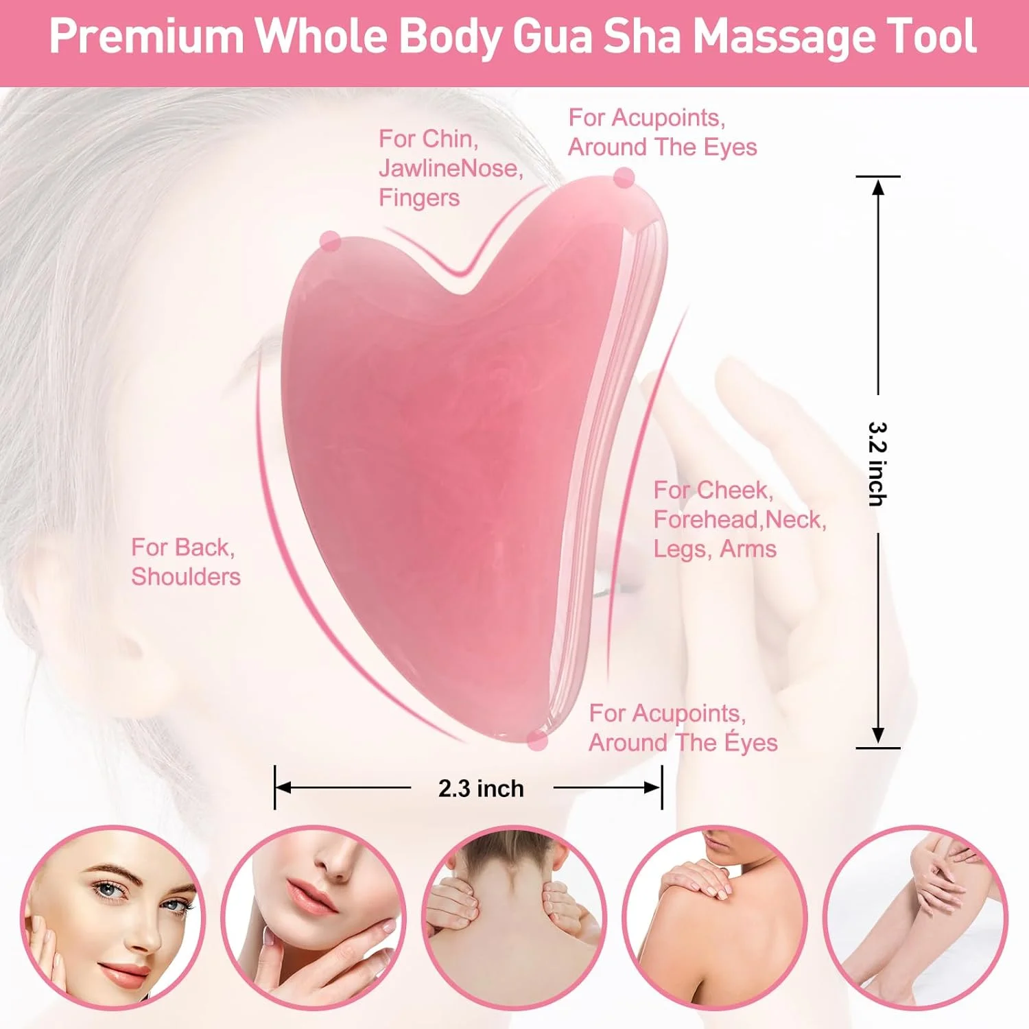 ابزار ماساژ گوا شا MUIIGOOD + برس ماسک صورت سیلیکونی، لایه بردار لب، برس شستشوی صورت، لایه بردار، از بین برنده جوش های سرسیاه، مراقبت از پوست، پاک کننده آرایش برای زنان و مردان