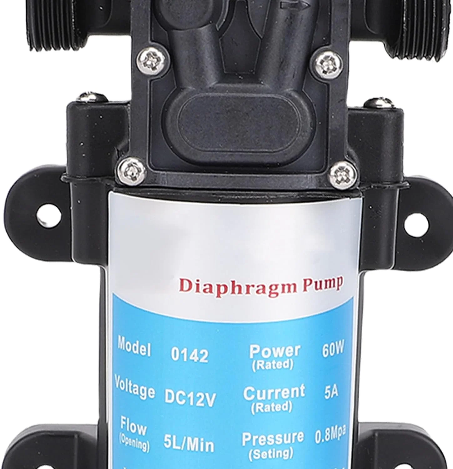 پمپ انتقال آب، پمپ دیافراگمی میکرو خود مکش شونده برای سمپاشی علف های هرز، ATV، قایق دریایی، RV، شستشوی خودرو، آبیاری 60 وات هد 80 متری ورودی و خروجی G1/2 پمپ انتقال آب، پمپ دیافراگمی میکرو خود مکش شونده برای سمپاشی علف های هرز، ATV، قایق دریایی، RV، شستشوی خودرو، آبیاری 60 وات هد 80 متری ورودی و خروجی G1/2