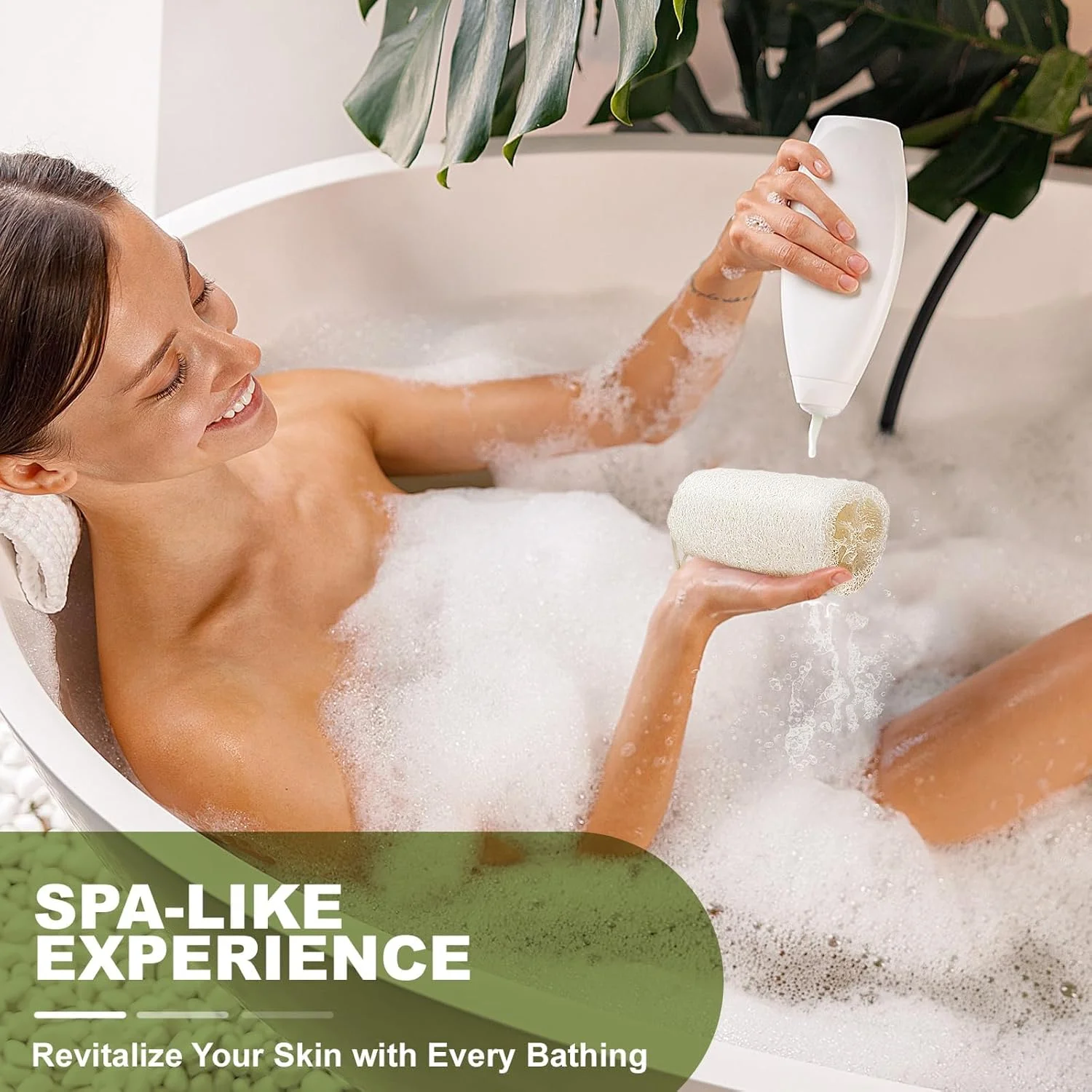 اسفنج لوفا طبیعی یونییکینگ® برای شستشوی بدن، بسته 6 عددی 4 اینچی، لوفای ارگانیک برای لایه برداری و پاکسازی ملایم پوست، ایده آل برای آقایان و بانوان، استفاده در اسپا و حمام اسفنج لوفا طبیعی یونییکینگ® برای شستشوی بدن، بسته 6 عددی 4 اینچی، لوفای ارگانیک برای لایه برداری و پاکسازی ملایم پوست، ایده آل برای آقایان و بانوان، استفاده در اسپا و حمام