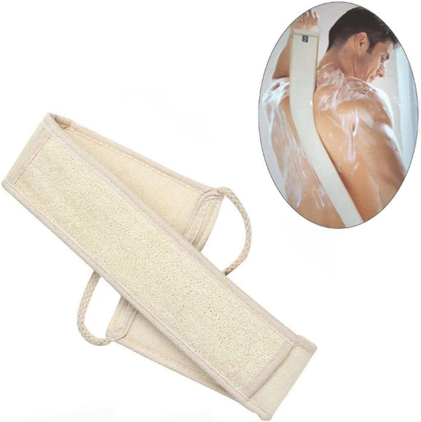 لیف اسکرابر پشت Brendacosmetic برای دوش، لیف اسفنجی بلند با جیب صابون، برس شستشوی بدن لوفا، ماساژور پشت برای مردان و زنان
