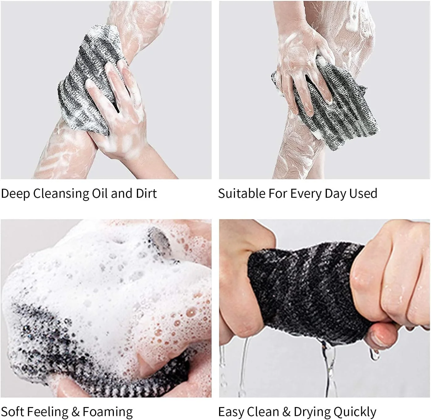 لیف لایه بردار پشت بدن ME HOME، حوله لایه بردار کره ای برای حمام، لیف شستشوی پشت برای مردان و زنان، لوفا لایه بردار بدن لیف لایه بردار پشت بدن ME HOME، حوله لایه بردار کره ای برای حمام، لیف شستشوی پشت برای مردان و زنان، لوفا لایه بردار بدن